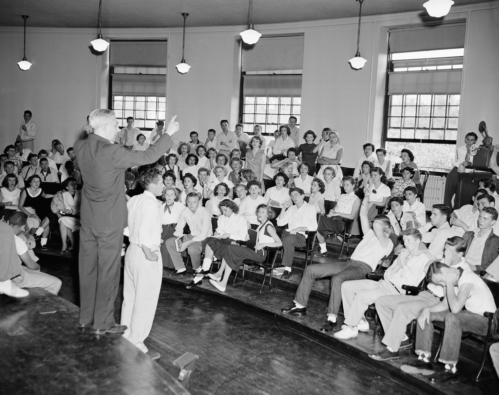 1954: Student protests